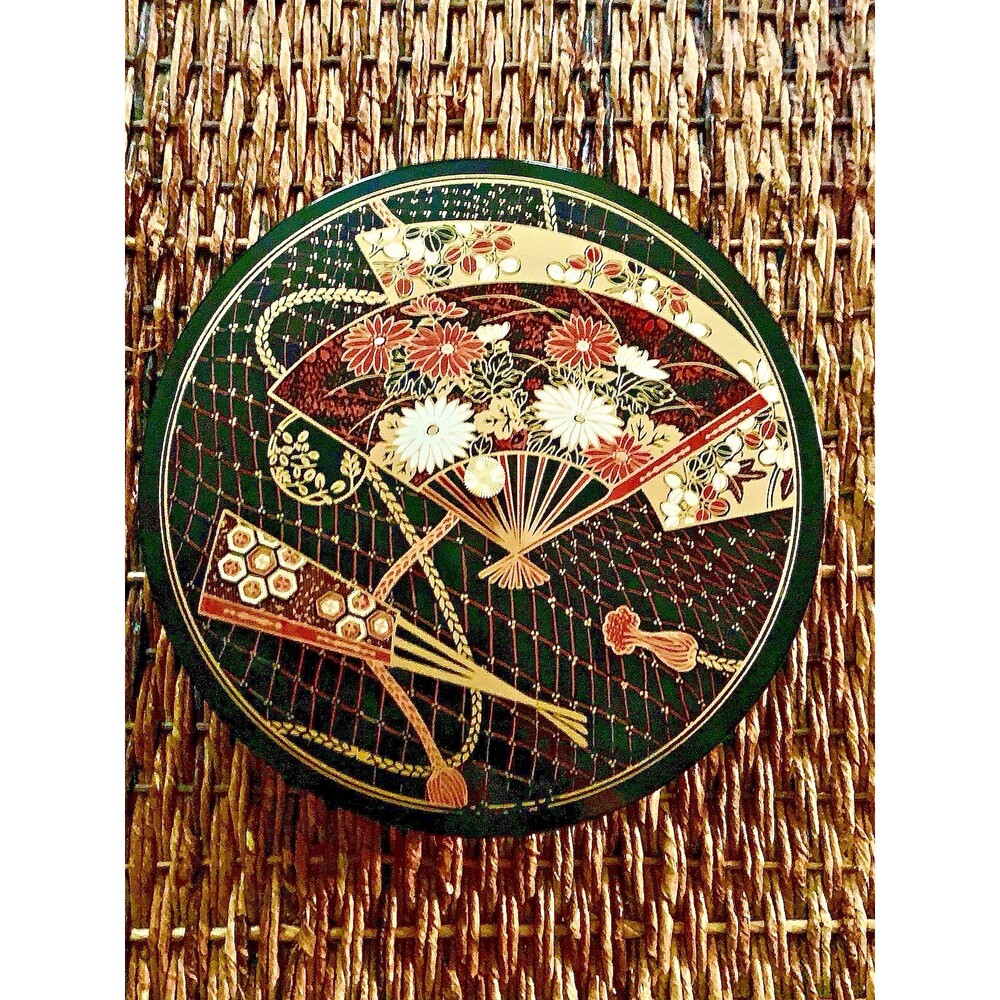 Vintage Yamanaka Japanese Lacquerware MCM Divided Sushi Serving Tray 1960s